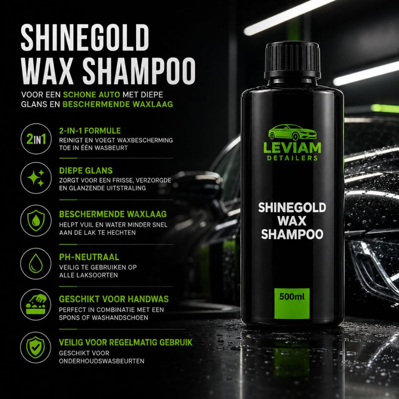 ShineGold Wax Shampoo | Autoshampoo met wax